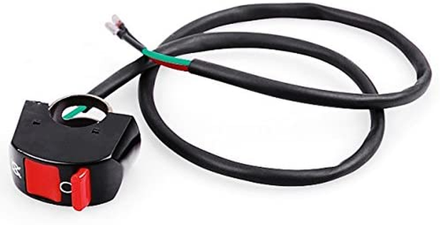 Staibc Black Red Kill ON-OFF Switch for ATV Motorcycle Scooter Dirt Bike W/7/8'' 22Mm Handle Bar