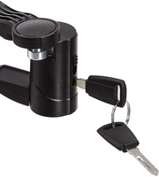 Amazon Basics Folding Bike Lock, Black, 1-Pack