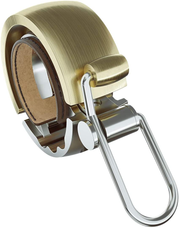 Knog Oi Bike Bell - Original & Luxe Styles, Built in Cable-Clip, Adult/Youth Bicycle Bell (Black, Copper, Brass, Aluminum)