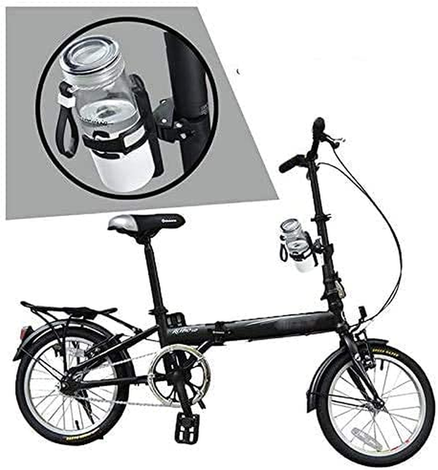 WELLSTRONG 360 Degrees Rotation Water Bottle Holder for Bike &Electric Scooter, Anti-Slip Fast Dismounting Accessories Cup Drink Holder