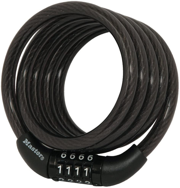 Master Lock 8143D Bike Lock Cable with Combination