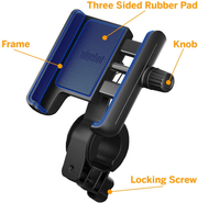 Segway Ninebot Phone Mount, Adjustable Electric Scooter Emoped Bicycle Handlebar Phone Holder, Fits All Iphone'S, 12, 11, X, Iphone 8, All Samsung Galaxy, Holds Any Phone 4-6.5 Inches Cellphone
