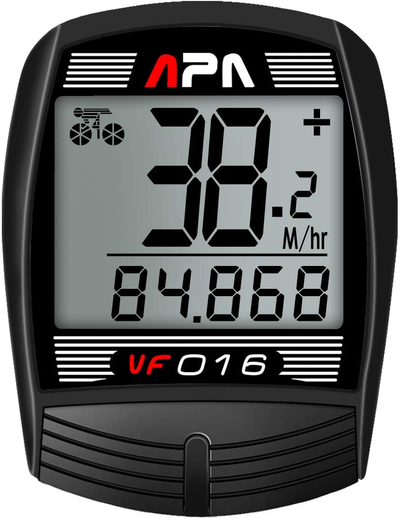 DREAM SPORT Bike Computer Bicycle Speedometer and Odometer 16-Function Wired Bike Computer Waterproof DCY016
