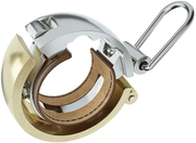 Knog Oi Bike Bell - Original & Luxe Styles, Built in Cable-Clip, Adult/Youth Bicycle Bell (Black, Copper, Brass, Aluminum)