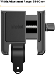 Segway Ninebot Phone Mount, Adjustable Electric Scooter Emoped Bicycle Handlebar Phone Holder, Fits All Iphone'S, 12, 11, X, Iphone 8, All Samsung Galaxy, Holds Any Phone 4-6.5 Inches Cellphone