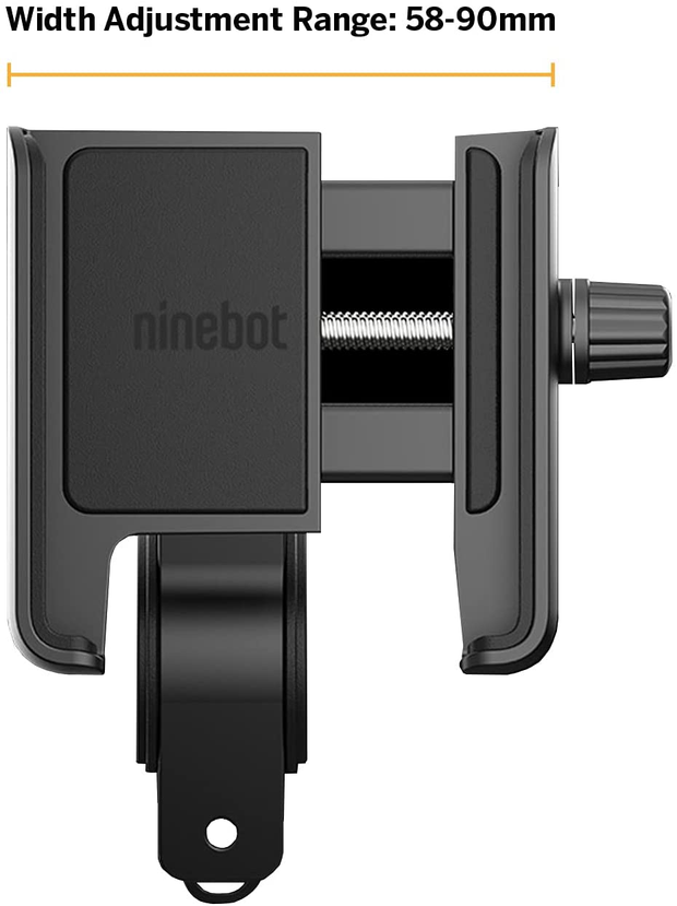 Segway Ninebot Phone Mount, Adjustable Electric Scooter Emoped Bicycle Handlebar Phone Holder, Fits All Iphone'S, 12, 11, X, Iphone 8, All Samsung Galaxy, Holds Any Phone 4-6.5 Inches Cellphone