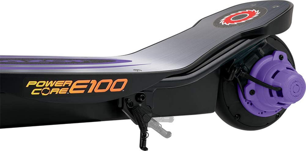 Razor Power Core E100 Electric Scooter - Aluminum Deck - Purple - FFP