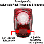 CYGOLITE Hotshot– High Power 2 Watt Bike Taillight– 6 Night & Daytime Modes– User Tuneable Flash Speed– Compact Design– IP64 Water Resistant– Secured Hard Mount– USB Rechargeable– Great for Busy Roads