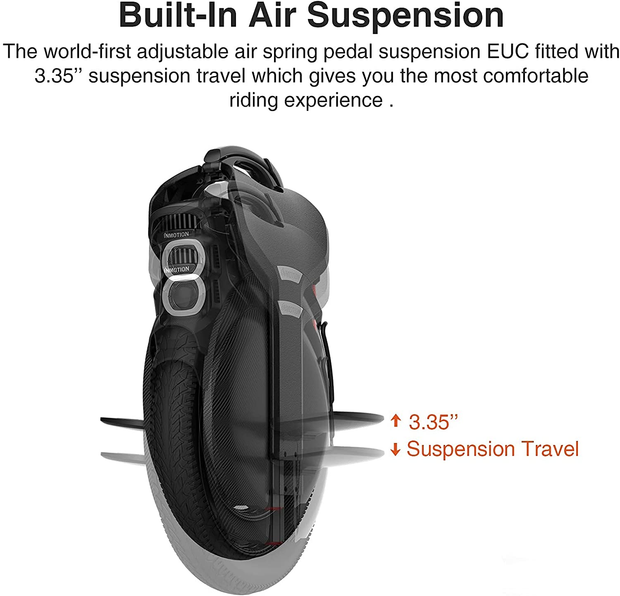 INMOTION V11 Electric Unicycle Off-Road & Honeycomb Foot Pedals