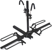 Maxxhaul 50027 Hitch Mount Bike Rack Platform Style 2-Bike Rack for Cars Trucks Suvs Minivans with Hitch Tightener