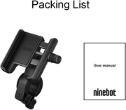 Segway Ninebot Phone Mount, Adjustable Electric Scooter Emoped Bicycle Handlebar Phone Holder, Fits All Iphone'S, 12, 11, X, Iphone 8, All Samsung Galaxy, Holds Any Phone 4-6.5 Inches Cellphone