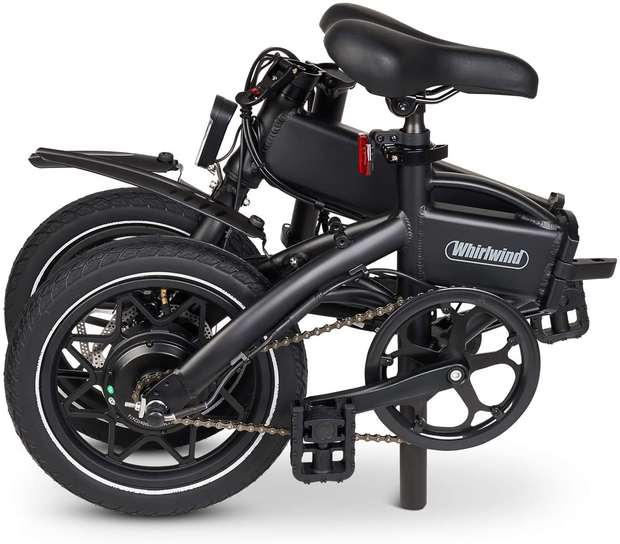 Whirlwind C4 Lightweight 250W Electric Bike Adult Foldable Pedal Assist E-Bike with Lithium Battery, Assembled in UK