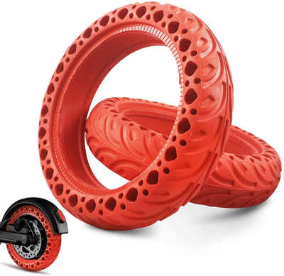 Scooter Replacement Tires Colored Solid Honeycomb Tyres for Xiaomi M365/Pro 8.5 Inch Solid Tire Electric Scooter Front/Rear Wheel Non-Slip anti Puncture Tire Accessories