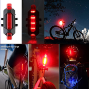 JAIZAIWJ USB Rechargeable Bicycle Lights Set 3LED Light Modes Waterproof Bike Lights Front and Back Taillight 4Pcs Bike Wheel Lights for Men Women Kids Road Mountain Cycling(2Cables/12 Batteries)